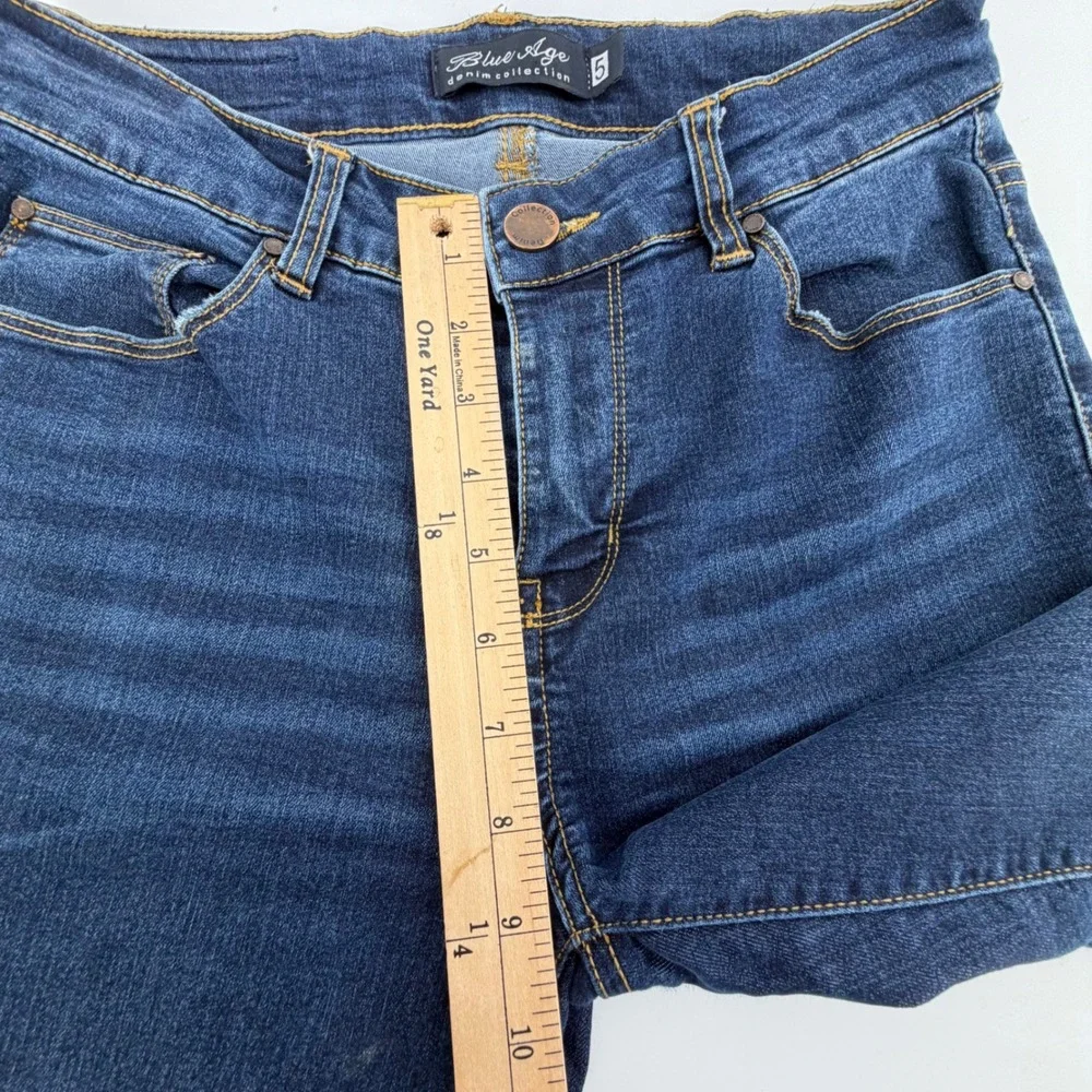 Blue‎ Age Denim Collection Jeans Women's Size 5 Dark Wash Skinny Fit NWOT